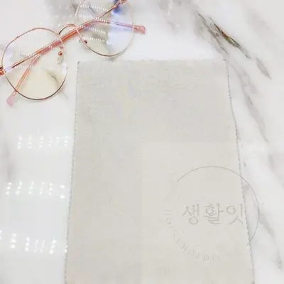 초극세사 안경닦이 그레이 25x30 10매 안경닦기 대표 이미지