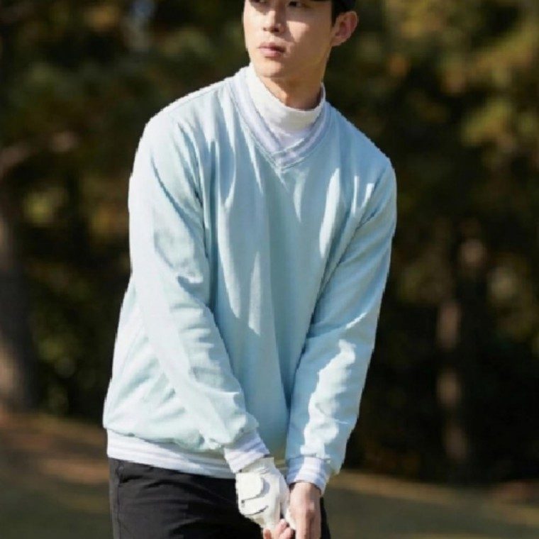 골프 바람막이 남성 아노락 브이넥 자켓 대표 이미지
