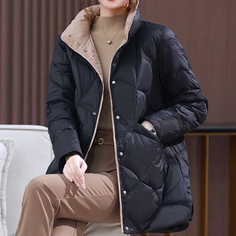 경량패딩 여성 오리털 간절기 자켓 대표 이미지