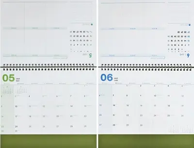 2027년 월간 탁상 카렌다 중대형 스케줄러 고급형 3개 묶음 대표 이미지
