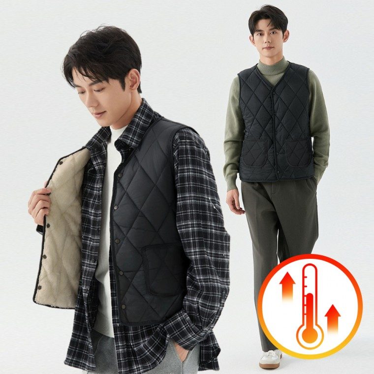 겨울 방한 양털 뽀글이 깔깔이 발열 조끼 대표 이미지