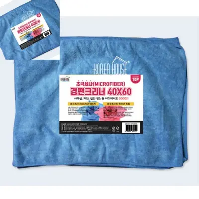 극세사경편 40x60 10P 블루 청소걸래 청소걸레 대표 이미지