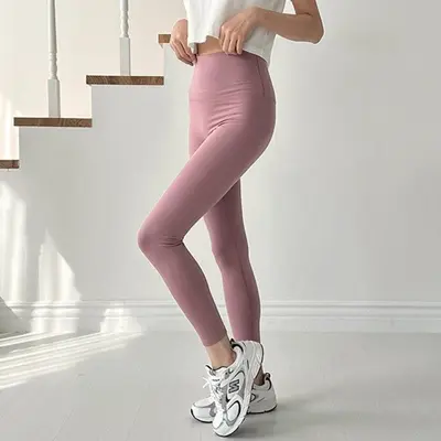 무봉재 기모 레깅스 베이직 9부 기모레깅스 대표 이미지
