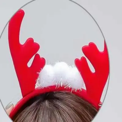 루돌프 머리띠 고급 할로윈코스프레 운동회머리띠 3개 묶음 대표 이미지
