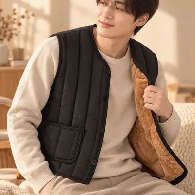 공용 발열 패딩 누빔 이너 조끼 방한 경량 1 대표 이미지