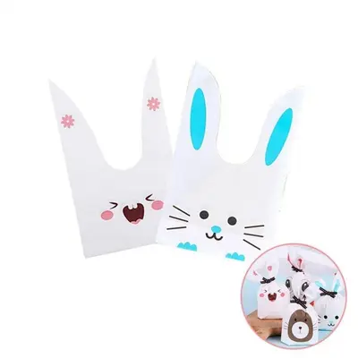 토끼 선물 포장 보자기 포장지 13x 22cm 3개 묶음 대표 이미지