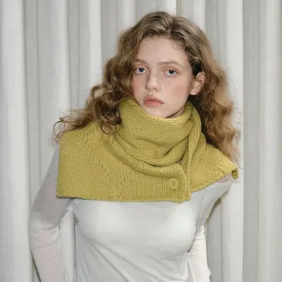 루앤래 울 니트 넥워머 목도리 WOOL 머플러 등산 대표 이미지