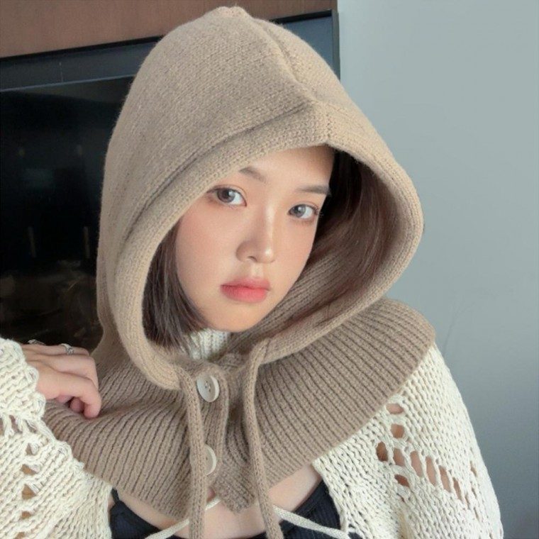 바라클라바 니트 방한 후드 넥워머 겨울 3개 묶음 대표 이미지