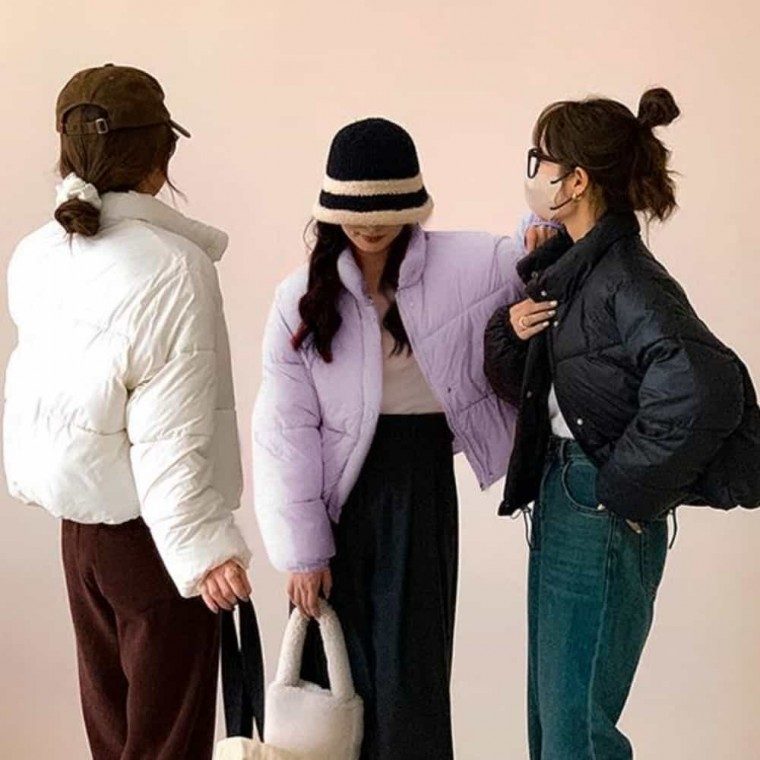 여성겨울패딩 여성아우터 여성숏패딩 크롭 패딩 아우터 대표 이미지