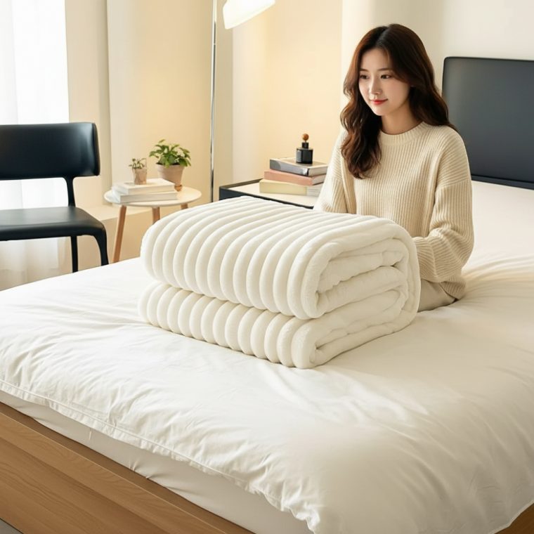 극세사 양면 담요 대형 150x200cm 홑이불 대표 이미지