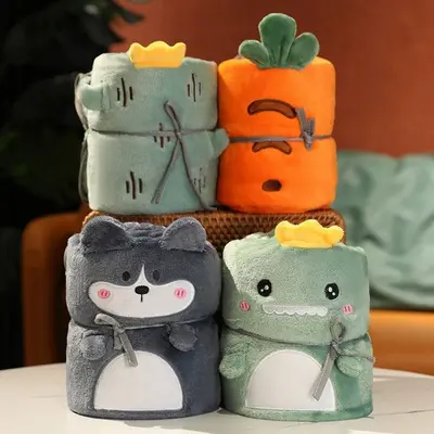 캐릭터 휴대용 극세사 무릎담요 대표 이미지