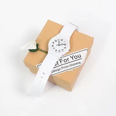 무소음 무음 수능 시계 시험 시험용 손목시계 젤리/우레탄밴드시계 대표 이미지