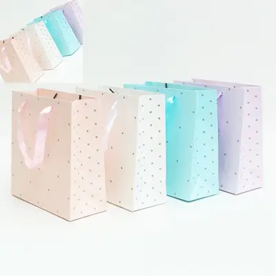 러블리쇼핑백 대 34x34x12 10매입 선물포장용 대표 이미지