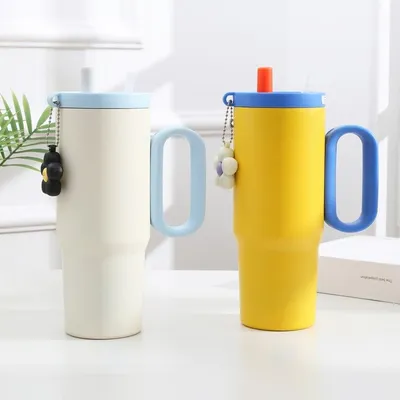 304스텐 720ml 키링 텀블러 캠핑용품 빨대포함 대표 이미지