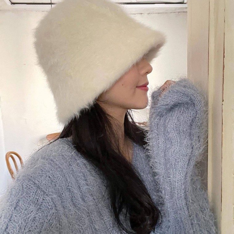 벙거지모자 여성 A라인 퍼 버킷햇 겨울모자 3개 묶음 대표 이미지