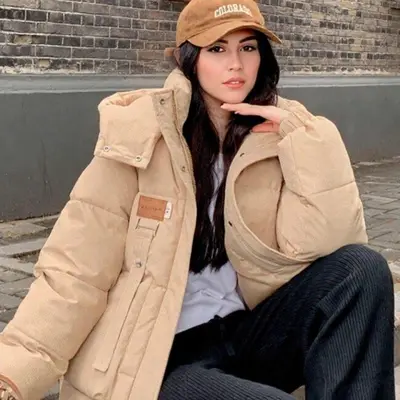 가벼운 여자 숏패딩 겨울 점퍼 짧은 경량 자켓 대표 이미지