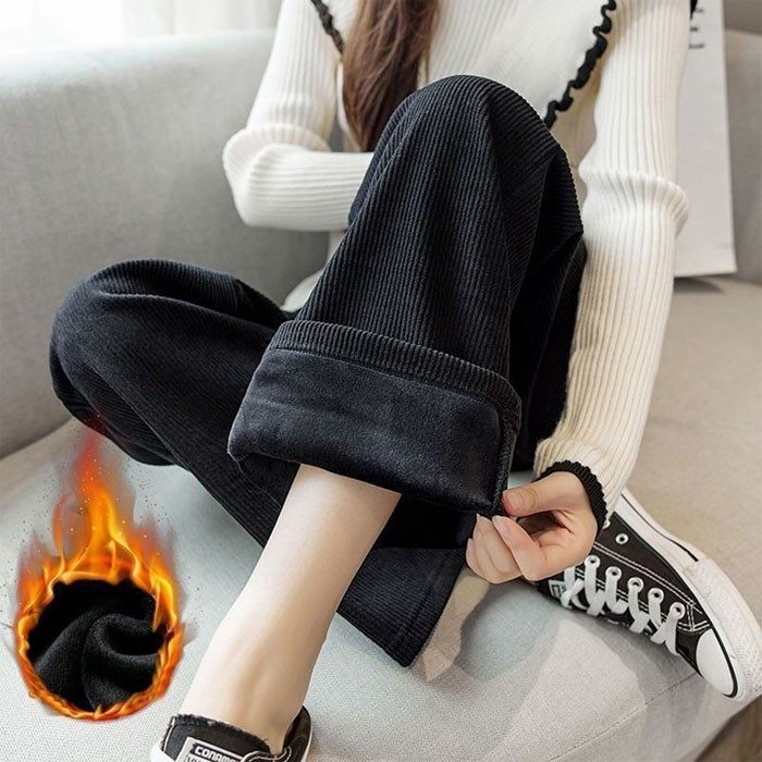 여성 기모 골덴 바지 코듀로이 와이드 일자 팬츠 3개 묶음 대표 이미지