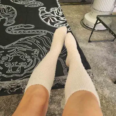 포근하고 따뜻한 니삭스 긴 수면양말 3개 묶음 대표 이미지