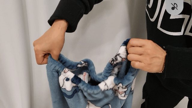 남자 수면잠옷바지 밍크 기모 겨울 홈웨어 바지 상세 이미지 2