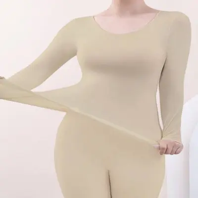 상하의 세트 여성 스판내복 방한 내의 속옷 발열내복 대표 이미지