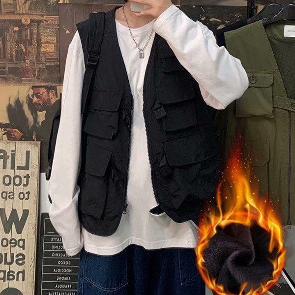 기모안감 발열조끼 겨울조끼 작업복 경량점퍼 재킷 대표 이미지