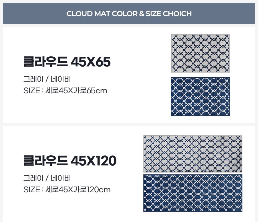 극세사 발매트 주방매트 특대 싱크대 베란다 러그 상세 이미지 2