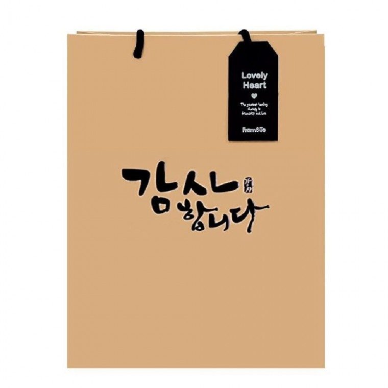 크라프트 쇼핑백 크라프트종이쇼핑백 선물쇼핑백 대표 이미지