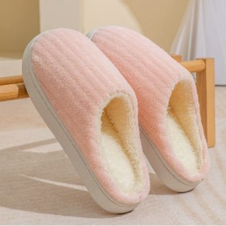 겨울 양털 층간소음방지 스마일실내화 거실화 털실내화 3개 묶음 상세 이미지 3