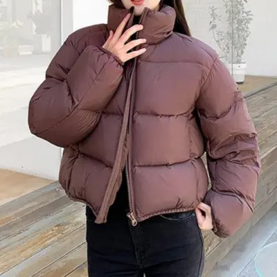 패딩조끼추천 숏패딩 가을점퍼 크롭 하이넥 대표 이미지