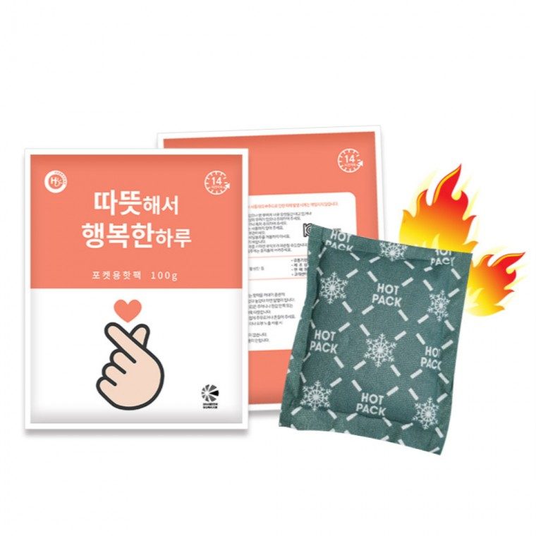 따뜻한 핫팩 30개 14시간 100g 손난로 국산 대표 이미지