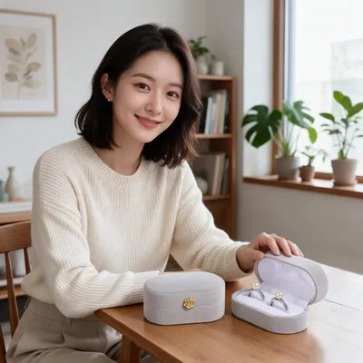 주얼리박스 반지 보관함 악세사리 정리함 운영체제 대표 이미지