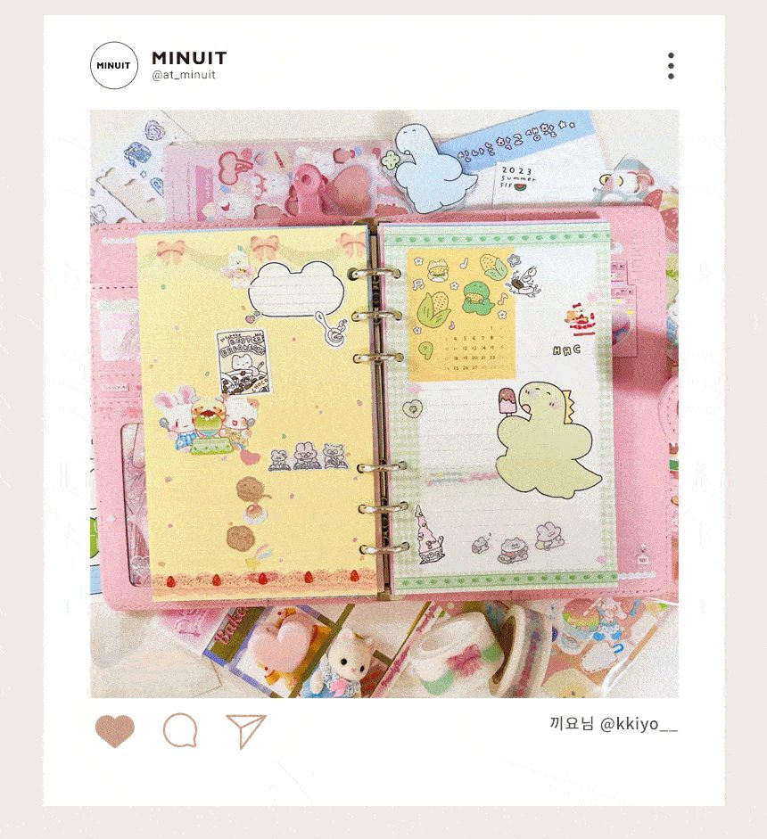 육공 바인더 미니바인더 플래너바인더 링다이어리 상세 이미지 3