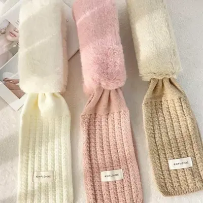 여자목도리 여성머플러 여성 숏머플러 털목도리 대표 이미지