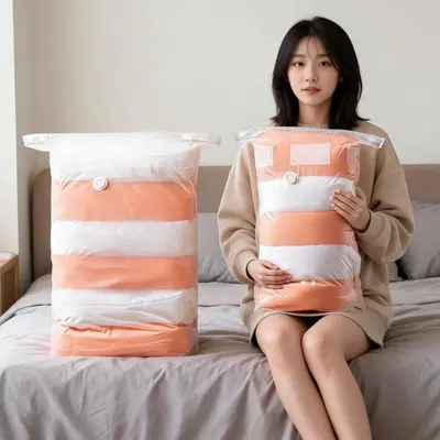 이불 압축팩 진공 파우치 대형 패딩 보관 의류 정리 대표 이미지
