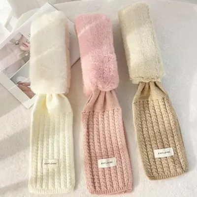 쁘띠 머플러 목도리 겨울 방한 니트 미니 러블리 대표 이미지