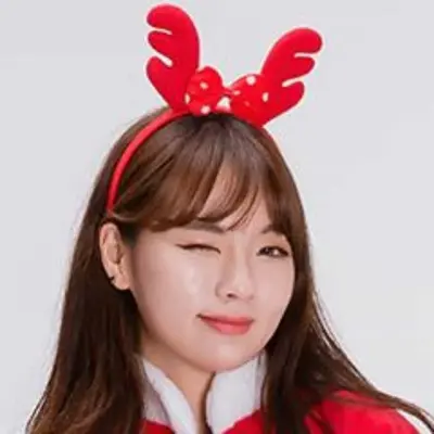 파티소품 크리스마스머리띠 루돌프 머리띠도트리본 3개 묶음 대표 이미지