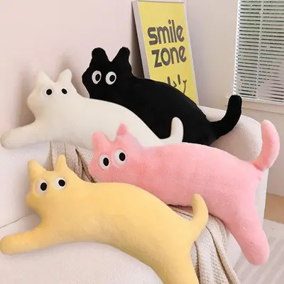 냥이 바디필로우 인형 안고자는 베개 롱쿠션 긴베개 대표 이미지