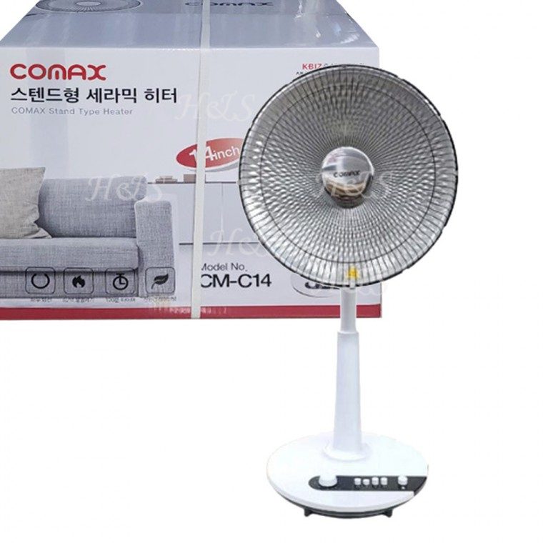 코멕스C14 화이트 14형 선풍기히터 스탠드 세라믹 대표 이미지