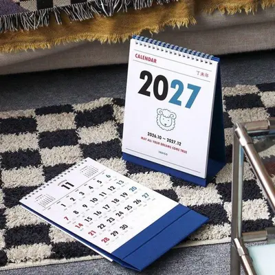 2027 루나 옛날 음력 절기 미니 탁상 캘린더/달력 대표 이미지