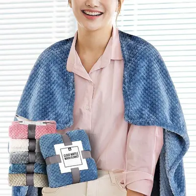 담요 중 쇼파블랭킷 극세사 겨울 두꺼운 캠핑 3개 묶음 대표 이미지