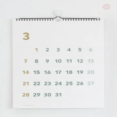 모노리빙 2027년 월 캘린더 엑스라지 옛날달력 대표 이미지