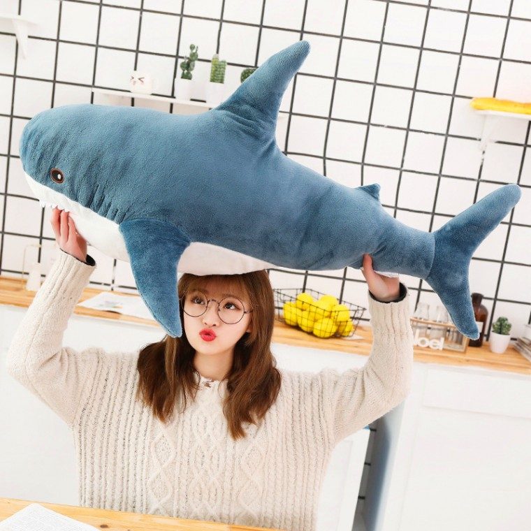 바디필로우 상어 인형 45cm 안고자는 쿠션 대표 이미지