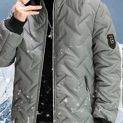 고급 따뜻한 겨울 짧은 패딩 초경량 남자 패션 대표 이미지