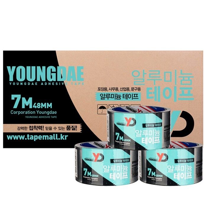 알루미늄테이프 은박 48mm 7M 50개 한박스 대표 이미지