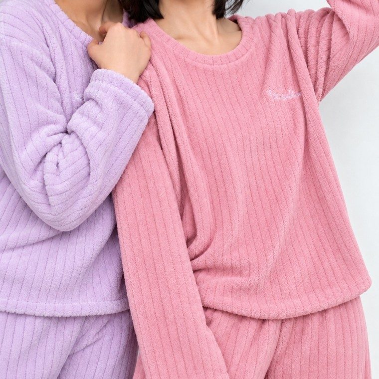 2500배송 골지 극세사 잠옷 세트 수면잠옷세트 바지 대표 이미지