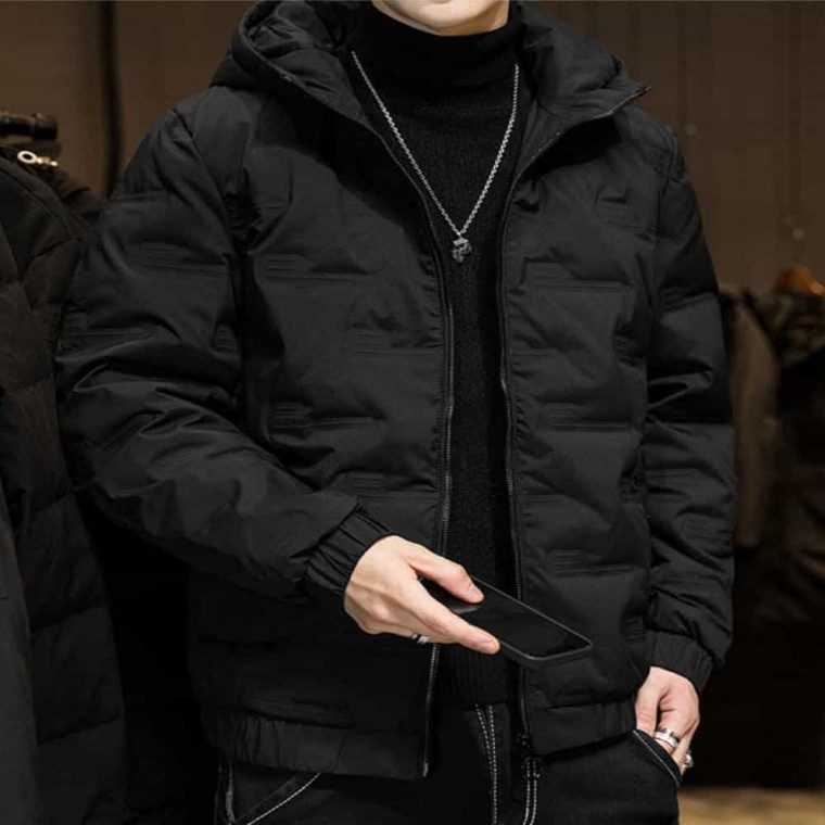 경량 패딩 후드 피초 여성경량패딩 세미오버핏 대표 이미지