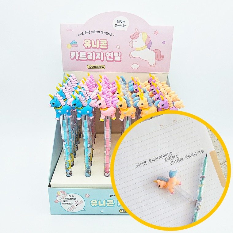 1000 유니콘 카트리지 연필 36개입 1박스 - 대표 이미지