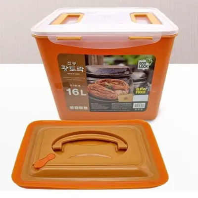 황토락 김치통 밀폐 용기 반찬통 누름판 세트 16L 대표 이미지