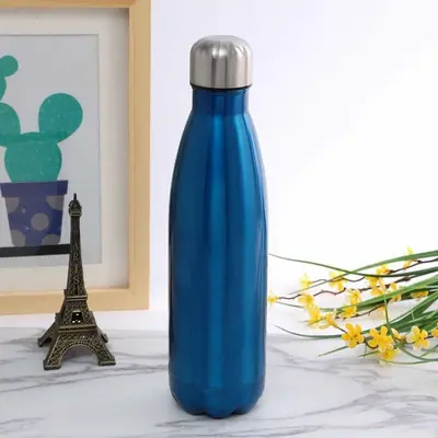 보틀 보온보냉병 500ml 블루 스텐텀블러 스텐보온병 대표 이미지