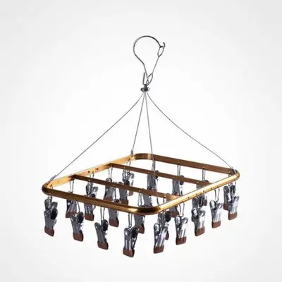 천장빨래건조대 속옷건조대 빨래건조대미니 집게 건조대 대표 이미지